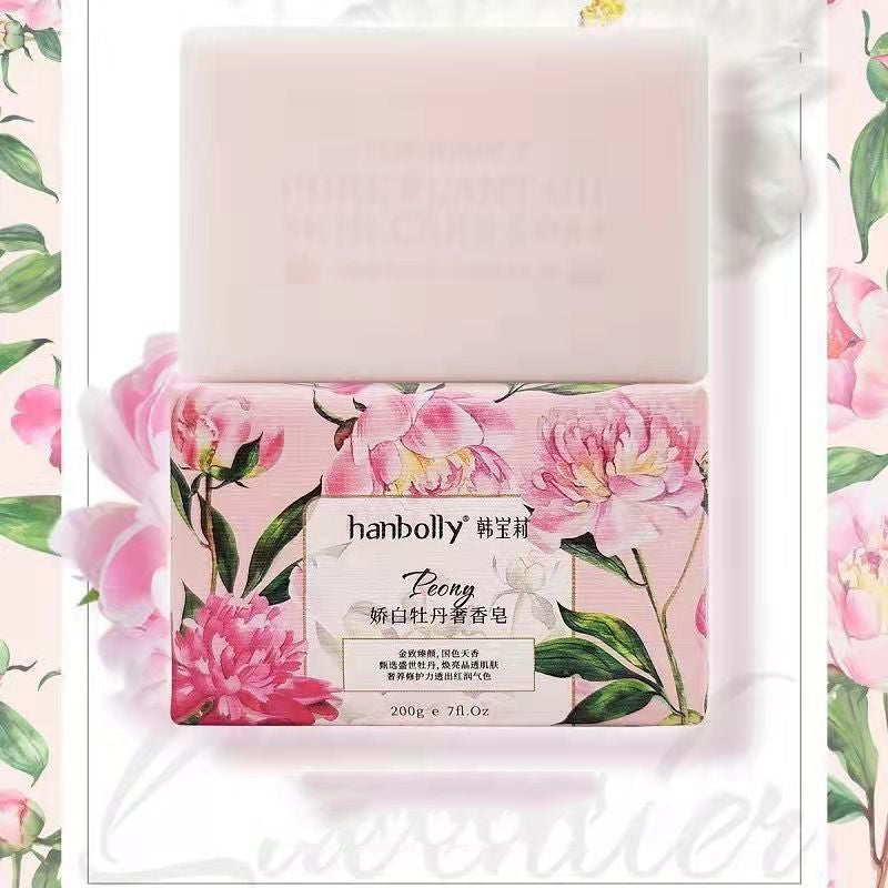 Hand Made Soap With Flower Fragrance For Facial Cleansing And Bathing