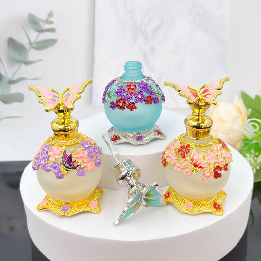 25ml Beauty Salon Special High-grade Thickened Butterfly Glass Vacuum Packing Essential Oil Perfume Bottle
