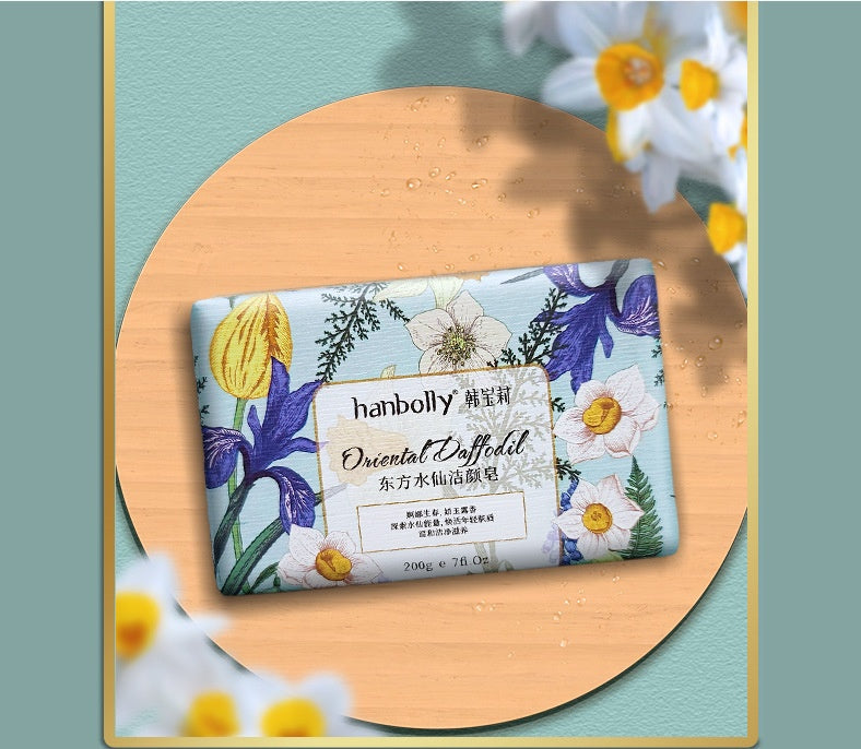Hand Made Soap With Flower Fragrance For Facial Cleansing And Bathing