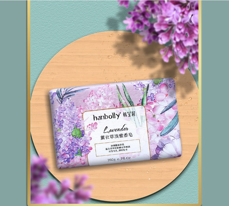 Hand Made Soap With Flower Fragrance For Facial Cleansing And Bathing