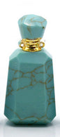 Cross-Border Foreign Trade New Product Supply Natural Crystal Turquoise Amethyst Angel Blue Agate Essential Oil Perfume Bottle Explosion