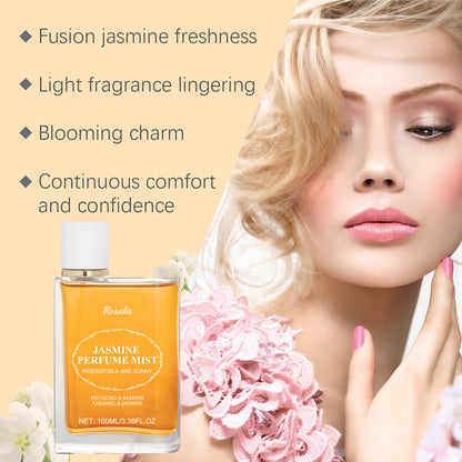Light Brazilian Perfume Women's Fresh And Natural Long-lasting Fragrance Jasmine Woody Floral Fragrance