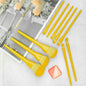 Candy color makeup brush set full set loose powder brush blush brush foundation brush makeup tool