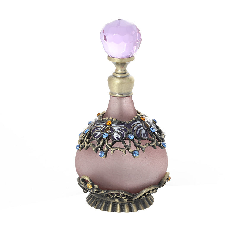 European Style Retro Butterfly Perfume Sub-packed Glass Essential Oil Bottle