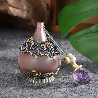 European Style Retro Butterfly Perfume Sub-packed Glass Essential Oil Bottle