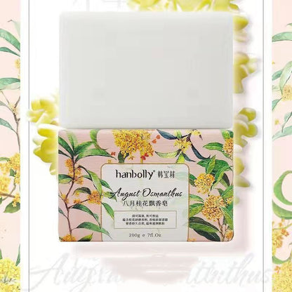 Hand Made Soap With Flower Fragrance For Facial Cleansing And Bathing