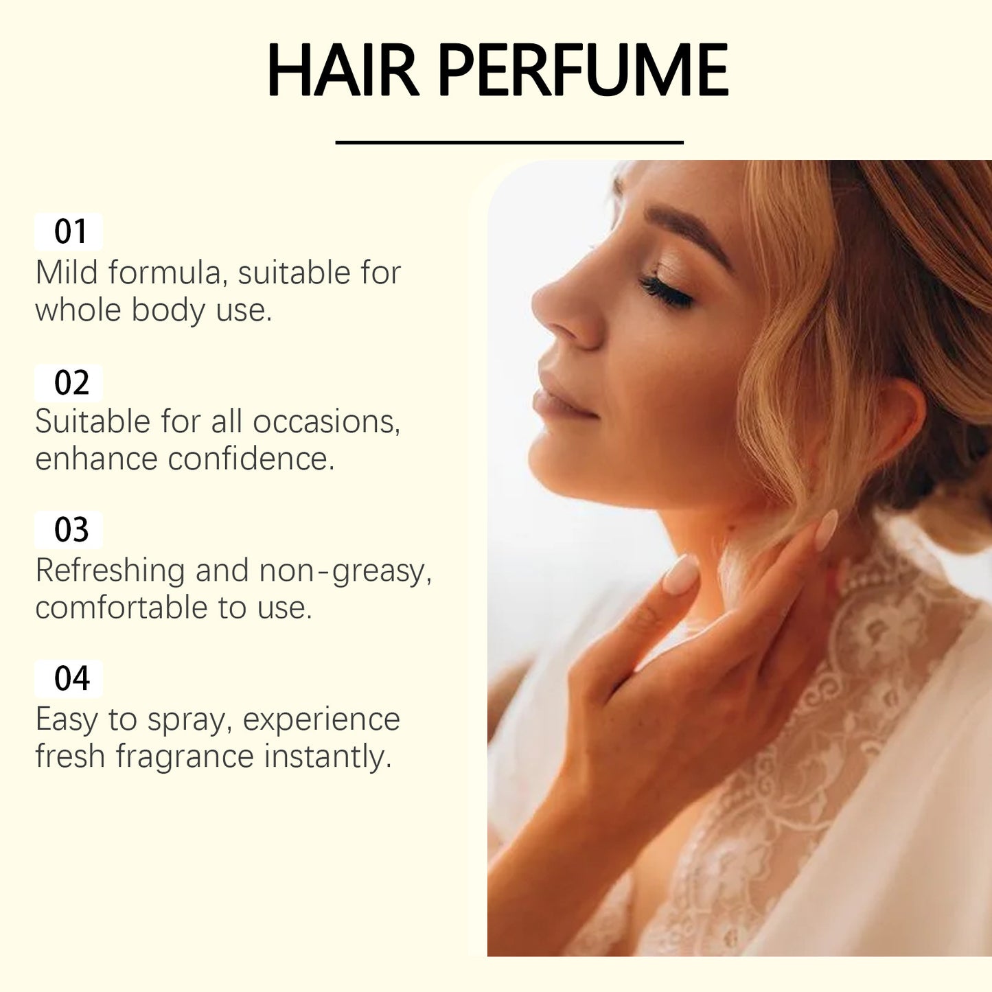Vanilla Fragrance Spray Elegant And Gentle