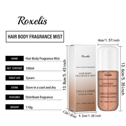 Vanilla Jasmine Fragrance Spray Can Be Used In Various Scenes Behind The Ears, Neck, Wrists Indoors, Car Natural Floral Fragrance Long-lasting Fragrance Perfume