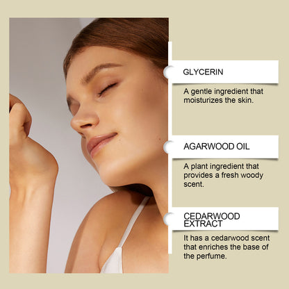 Agarwood Cedar Wooden Perfume Daily Portable Long-lasting