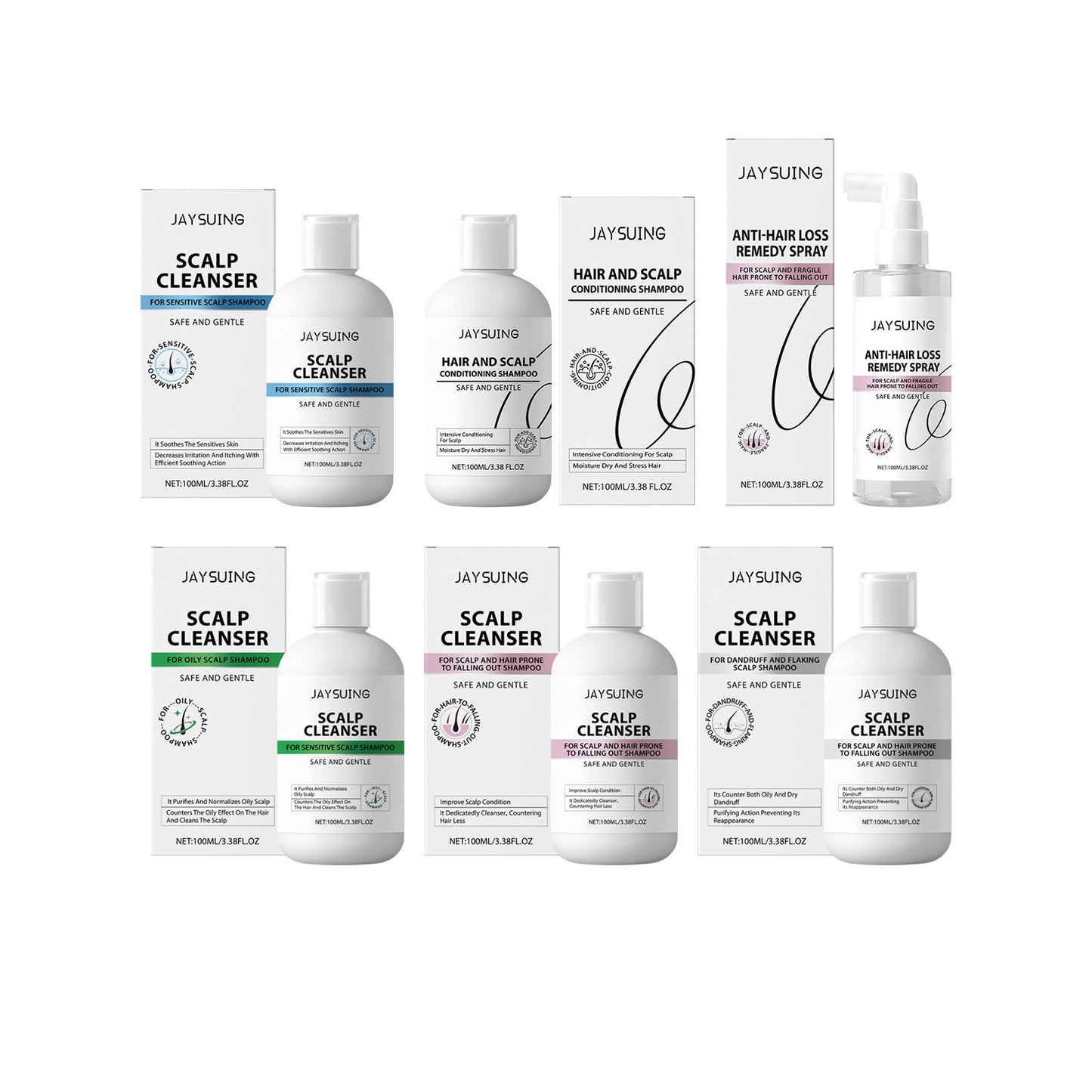 JAYSUING Hair Care Series Clean And Soft Fluffy Lasting Fragrance Hydrating
