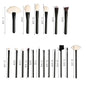 Wooden Handle Soft Hair Makeup Brush Set Beauty Tools